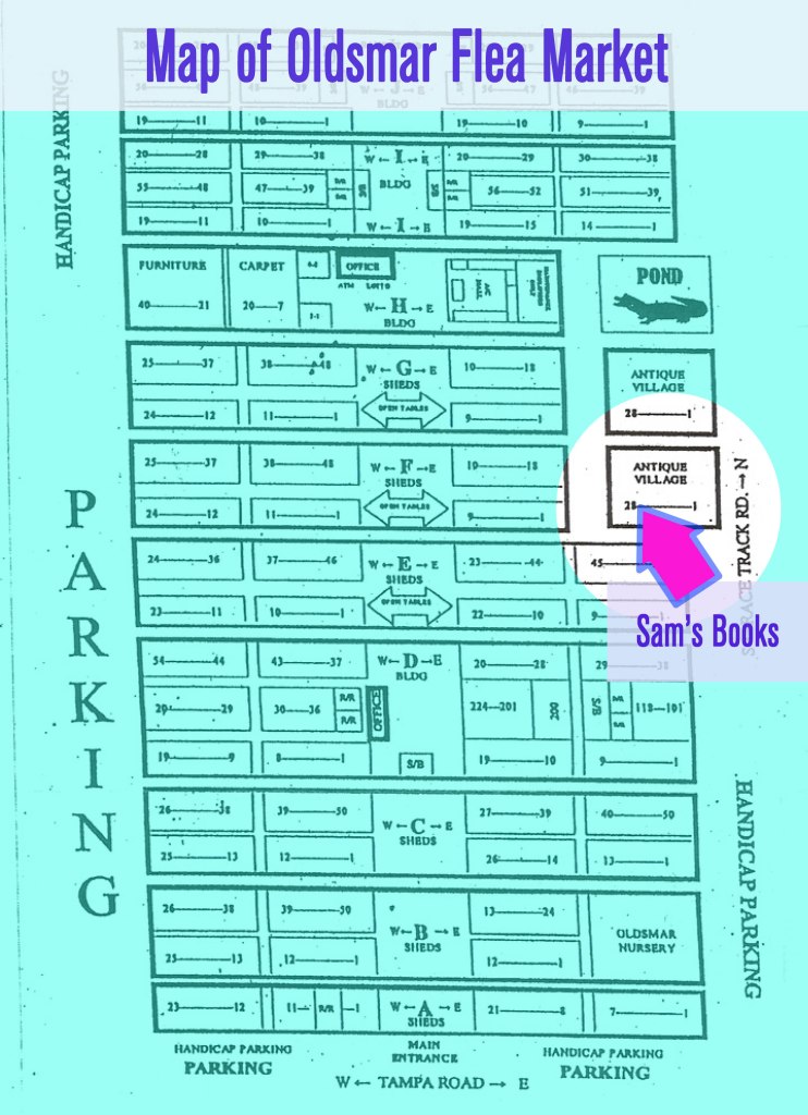 Oldsmar Flea Market Map Sam's Books